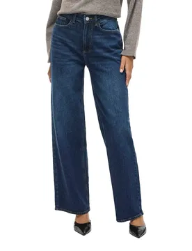 Jeans A Vita Alta Freya Jaf Wide Dark Blue Denim / Wash Dbd 128 34