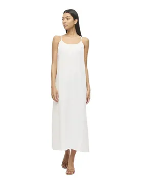Robe Longue Sans Manches Lania Maxi Slip Snow White 38