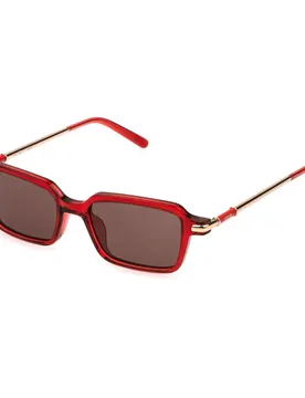 Lunettes De Soleil Stod47-5106nl 51x17x140 Mm Shiny Trasnp.Red Brown/CAT3