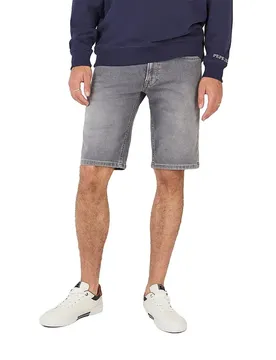 Short En Jean Gymdigo Slim Fit Used Sterling Grey 30