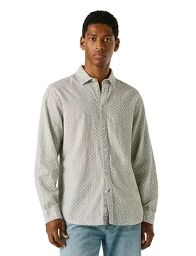 Chemise à Manches Longues Portland Palm Green S