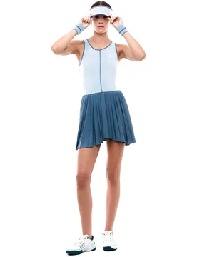Ea7 Vestito Senza Maniche 7w000893_af12117 Blue Horizon / Zen Blue 2XS
