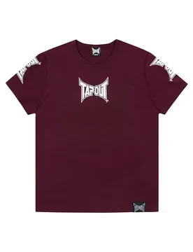 T-shirt à Manches Courtes Yolano Oxblood / Off-White L
