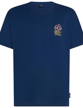 T-shirt à Manches Courtes Chest Print English Evening 2XL