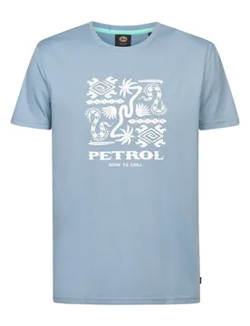 T-shirt à Manches Courtes M-1060-tsr135 Marble Blue M