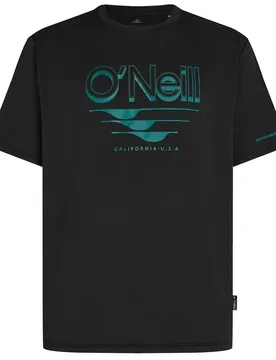 T-shirt à Manches Courtes Anti-uv Hybrid Upf Polygiene Graphic Black Out L