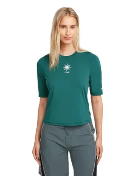 T-shirt à Manches Courtes Anti-uv Hybrid Upf Polygiene Botanical Heat S