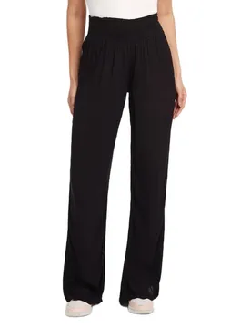 Pantalon Johnny Smocked Waist Black Out XL