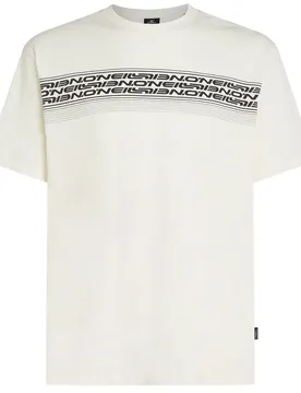 T-shirt à Manches Courtes Logo Stripe Snow White M