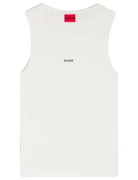 Hugo T-shirt Sans Manches Dapota 10280082 Natural L