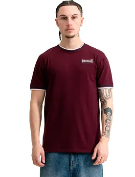 T-shirt à Manches Courtes Quin Oxblood / Ecru / Navy XL