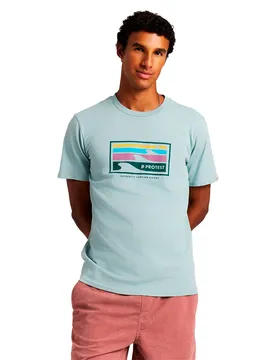 T-shirt à Manches Courtes Hanwell Tourma Blue XS