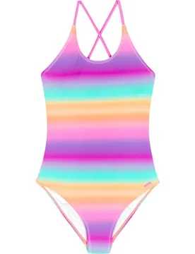 Maillot De Bain Rainbow Shocking Orange 164 cm Fille