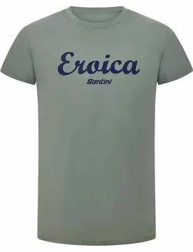 Maglietta A Maniche Corte Eroica Cipressi Green Salvia