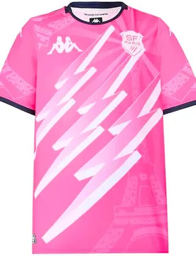 T-shirt à Manches Courtes Domicile Pro 2026 Sfp Pink / White / Navy S