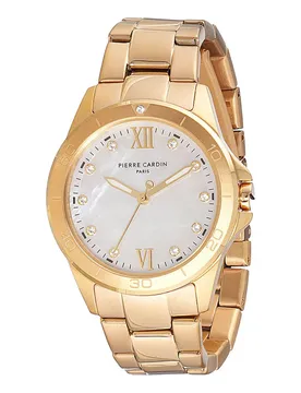 Montre Cf.1009.mg.1 34mm 3atm Quartz Analogical Golden / White / Mineral One Size