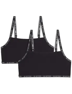 Soutien-gorge D29474-01 Strappy Bralette 2 Unités Black S