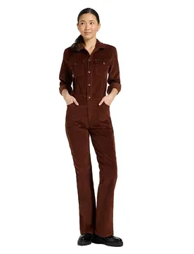 Tuta A Maniche Lunghe Western Slim Fit Ricondizionato Luxe Brown M