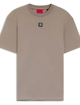 Hugo T-shirt à Manches Courtes Dalile 10231453 Light / Pastel Brown XL
