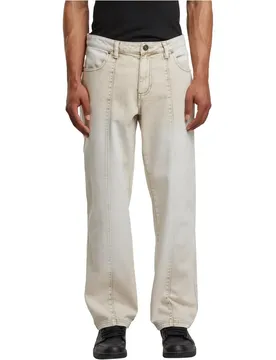 Jean Tb7605 Wide Leg White Dirty Washed 38 Homme