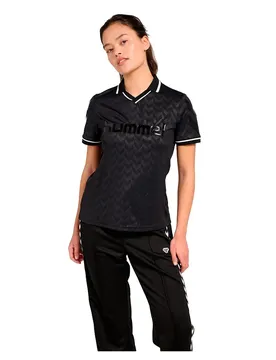 T-shirt à Manches Courtes Slim Fit Trikot Black L