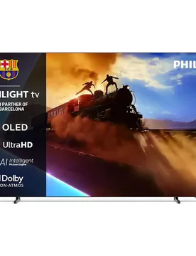 Tv Ambilight 77´´ 4k Oled Black Europe PAL unisex