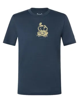 T-shirt à Manches Courtes Crab Regular Fit Blueberry / Various 116 cm Garçon,Fille