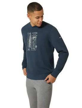 Maglione Fishing Adventure Regular Fit Blueberry / Feather Grey S