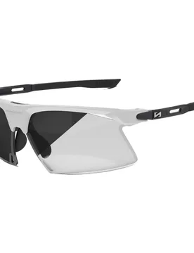 Occhiali Da Sole Fotocromatici Aerobeam Titanium Metal White Matt