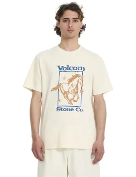 T-shirt à Manches Courtes Giddyup Dirty White XS