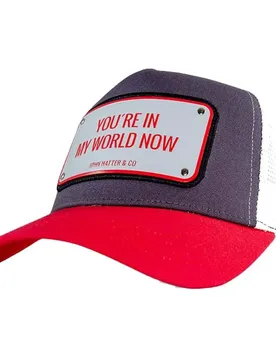 Casquette You Are In My World Now White / Grey / Red One Size unisex