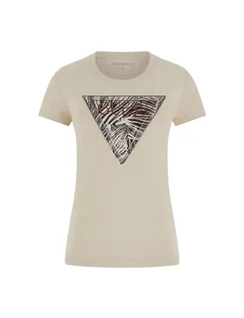 T-shirt à Manches Courtes W6gi19k3042 Slim Fit Pearl Oyster 3XL