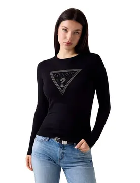 Pull Katie Triangle Logo Jet Black A996 S