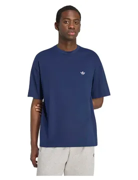 T-shirt à Manches Courtes Trefoil Essentials Loose Dropped Shoulder Night Indigo XS