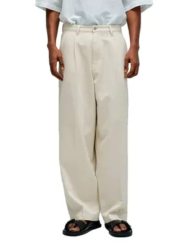 Pantalon 21011369 Loose Fit Beige 34