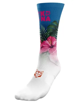 Calzini Kona Pua Aloalo Blue EU 44-48