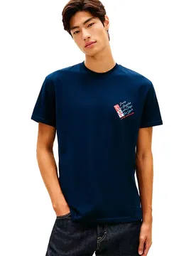 T-shirt à Manches Courtes Dm0dm22533 Dark Night Navy L