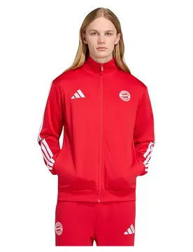 Sweat-shirt à Zip Fc Bayern Munich Dna Better Scarlet / White S