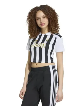 T-shirt à Manches Courtes Domicile Juventus 26/27 Cropped White / Black S