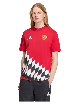 T-shirt à Manches Courtes Manchester United Stadium Graphic Mufc Red L