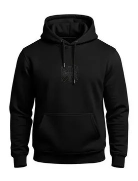 Sweat à Capuche Embossed Black L
