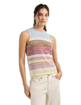 T-shirt Sans Manches Anya Dark Blush Pink XS