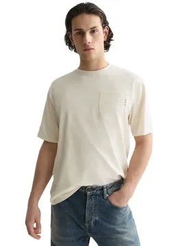T-shirt à Manches Courtes 183579 Eggnog 2XL