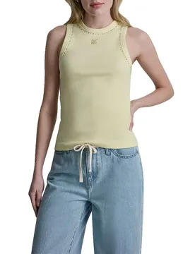 T-shirt Sans Manches Dw5900273 Pastel Yellow XS