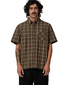 Chemise à Manches Courtes Eli Brown Check M