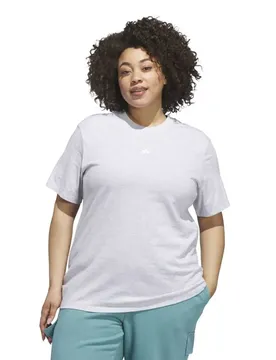 T-shirt à Manches Courtes Essentials Small Logo Plus Light Grey Heather 3X