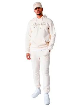 X Paris Sweat à Capuche 1920010-1 Cream / Beige / Gold S Homme