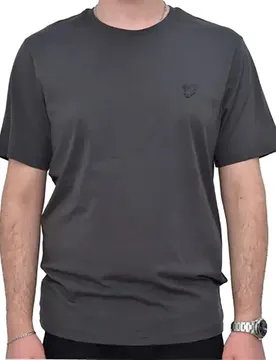 Lyle & T-shirt à Manches Courtes Superfine Gunmetal M