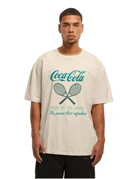 T-shirt à Manches Courtes Coca Cola Tennis Club Sand L