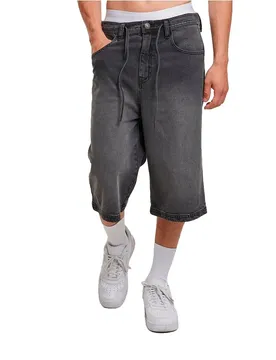 Short En Jean Tb8220 Black Washed 36 Homme